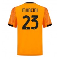 AS Roma Gianluca Mancini #23 Vonkajší futbalový dres 2025-26 Krátky Rukáv